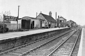 Bampton and Brize Norton Railway station seen in the 1960s