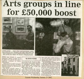 Arts groups in line for £50k boost 2002