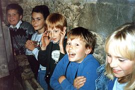 Bampton School Visit St Mary'S Bell Tower 1988 (2) Jn