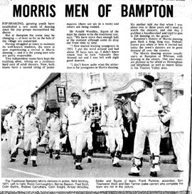 Bampton Traditional Morris Men  1972