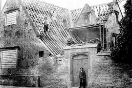 Re-roofing the Grammar School in 1910