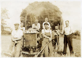 L-R George Smith, unknown, Son Townsend, Bert Whitlock and others