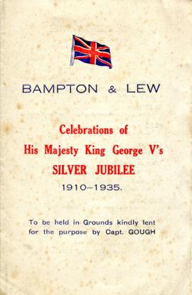 Celebration of His Majesty King George V's Silver Jubilee, 1910-1935