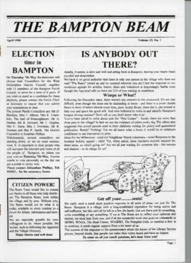 The Bampton Beam April 1998