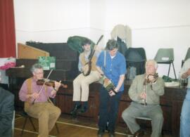 Bampton Traditional Morris Men's party 1999 plus a session in the Horse Shoe