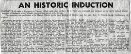 Witney Gazette June 1976.  Rev. Derek C Frost was instituted and inducted to the newly formed Uni...
