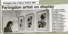 Four artists exhibit in the Gallery October 2005