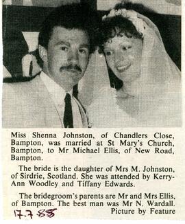 Wedding Of Shenna Johnston And Michael Ellis