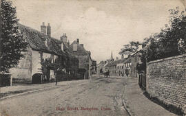 High St looking East from outside The Grange. To Miss H Phillips March 13th 1908