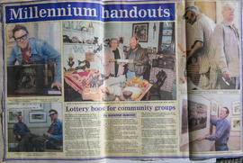 West Ox Arts is one of 6 organisations in W. Oxon to get Millennium Lottery handout.