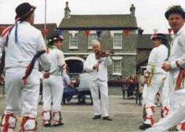 Bampton Traditional Morris Men dance at Tickhill in 1995