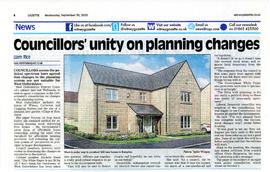 WODC agree the government's new proposals on planning would not be right for West Oxfordshire