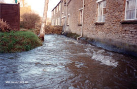 Mill Green in spate, 1989-90