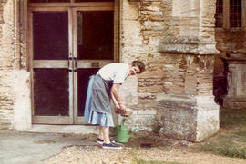 Mrs Anne Stevens, Lime Tree House High St. Church worker, flower guild organiser. 1983