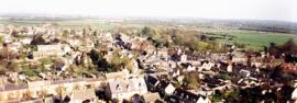 Views around Bampton from the top of St Mary's steeple