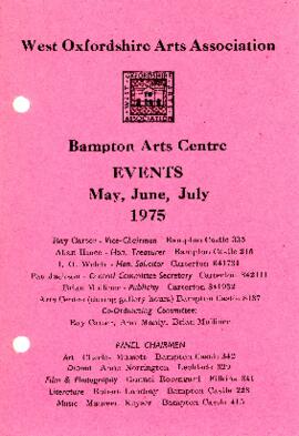 WOAA Events in May, June and July 1975