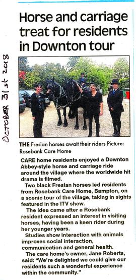 Rose Bank Care Home: Downton tour for residents