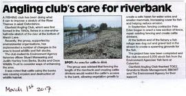 Clanfield Angling Club protect the river bank