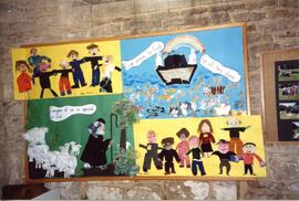 Banner in church created by the children