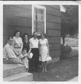 Nan and George Dafter visiting his brother Bernard in the USA