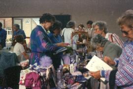 Bampton branch of the WI celebrate 70th anniversary at Westminster College September 1989
