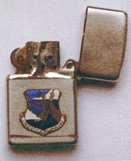 Lighter with the USAF 5th Air Force crest; it was in the Pacific from 1942.