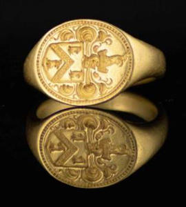 Bampton gold ring, sold at auction for £10,000