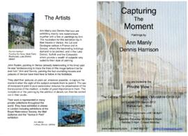 'Capturing The Moment' by Ann Manly and Dennis Harrison March 2012