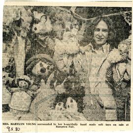 Marylyn Young And Soft Toys May 9Th 1980