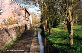 Mill Green path when it wasn't flooded 1989-90