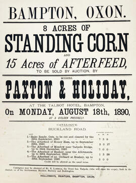 Poster selling Standing Corn