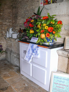 Imitation AGA in the south porch