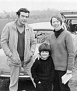 Dr Robert Landray, wife Margaret & son Martin 1973
