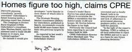 assessed need to build 100,000 new homes in the next 15 years was 'cobbled together and is exager...
