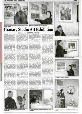 Granary Studios of Stanford-in-The-Vale exhibit in Bampton Gallery March 2001
