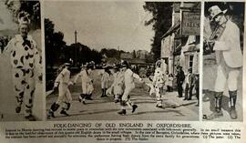 Morris Dancing - newspaper cutting