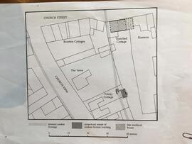 Old map Church St & Church View showing properties