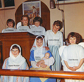 Baptist Church Nativity play 1965 named