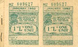 Petrol Ration Book for William Hudson 1950