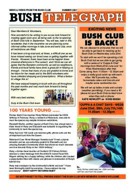 Bush Telegraph Summer 2021