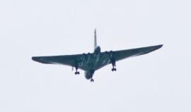 Vulcan bomber flying over Bampton June 12th 2009