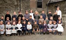 c1922 class at the National School in Church View