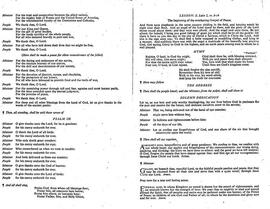 Thanksgiving for Victory. Order of service for VE day 1945, centre pages