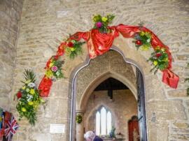 Flower Festival in St Mary's celebrating countries of the World May 26th 2013