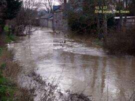 Flooding in Bampton January 2007