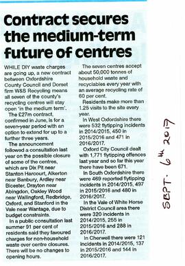 img582 New contract means all 7 of county's recycling centres will stay open for now