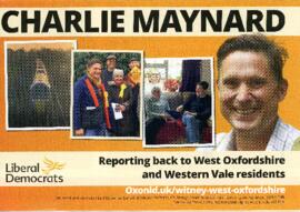 Charlie Maynard: Liberal Democrat for West Oxfordshire 2024