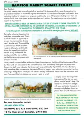 Bampton Market Square Project 1999 Referendum