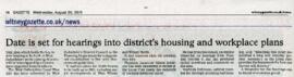 Saga of more and more houses to be built in W Oxfordshire 2015