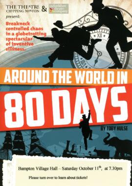 Flyer for Around The World In 80 Days October 11th 2014